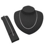 عقد و إسوارة ذهب عيار 18 الوزن 22.26 جرام