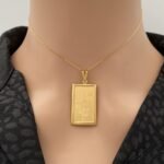 عقد سبيكة 10 جم ذهب عيار 21 وزن 4.33 جم انيق