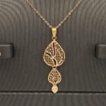 ⁦نصف طقم ذهب عيار 21 الوزن 4 جرام⁩ - الصورة ⁦2⁩