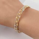 ⁦أسوارة وخاتم هيفاء ذهب عيار 18 الوزن 8.74 جرام⁩ - الصورة ⁦3⁩