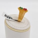 ⁦خاتم ذهب عيار 21 الوزن 4.11 جرام⁩ - الصورة ⁦3⁩