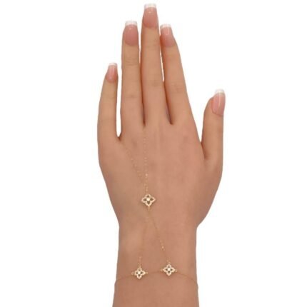 كف ذهب عيار 18 الوزن 0.98 جرام