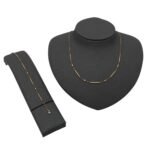 عقد و اسوارة ذهب عيار 18 الوزن 4.13 جرام