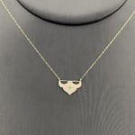 ⁦طقم ذهب عيار 18 وزن 2.70 جم تصميم ملكي بديع وراقي⁩ - الصورة ⁦2⁩