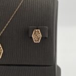 ⁦نصف طقم ذهب عيار 21 الوزن 3.44 جرام⁩ - الصورة ⁦4⁩