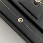 ⁦طقم شوكر ذهب عيار 18 وزن 3.22 جم أناقة تبرز شخصيتك⁩ - الصورة ⁦2⁩