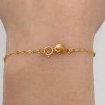 ⁦كف ذهب عيار 21 الوزن 3.19 جرام⁩ - الصورة ⁦2⁩