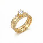 خاتم. ذهب عيار 18 -M2020252