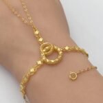 ⁦كف ذهب عيار 21 الوزن 4.38 جرام⁩ - الصورة ⁦2⁩