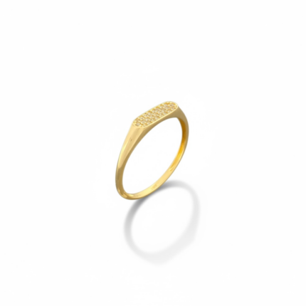 خاتم ذهب عيار 18 الوزن 0.95 جرام