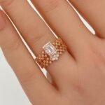 ⁦تونز ذهب عيار 21 الوزن 2.4 جرام⁩ - الصورة ⁦2⁩