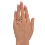 خاتم هندي ذهب عيار 21 الوزن 3.64 جرام