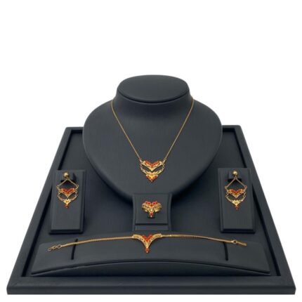 طقم ذهب عيار 21 الوزن 14.11 جرام