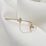 اسواره وخاتم مواليد ذهب عيار 18 الوزن 2.43 جرام