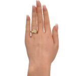 خاتم ذهب عيار 18 الوزن 2.30 جرام ذوق راقي ولا اروع