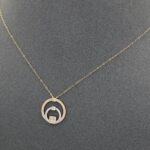⁦عقد ذهب عيار 18 وزن 1.02 جرام أناقة يومية⁩ - الصورة ⁦4⁩