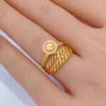 ⁦توينز ذهب عيار 21 -M7031⁩ - الصورة ⁦3⁩