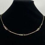 ⁦عقد ذهب ناعم عيار 21 وزن 3.13 جم بافضل سعر حصري فى متجرنا⁩ - الصورة ⁦5⁩