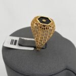 ⁦خاتم ذهب عيار 21 الوزن 3.29 جرام⁩ - الصورة ⁦3⁩