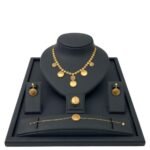 طقم ذهب عيار 21 الوزن 23.86 جرام