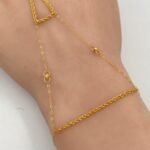 ⁦كف ذهب عيار 21 الوزن 1.02 جرام⁩ - الصورة ⁦4⁩