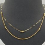 ⁦عقد ذهب عيار 18 وزن 1.99 جرام أناقة مميزة⁩ - الصورة ⁦5⁩