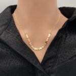 عقد ذهب شوميه عيار 21 وزن 3.26 جم نادر ينطق جاذبية