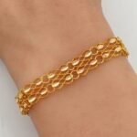 ⁦إسوارة ذهب عيار 21 الوزن 5.64 جرام⁩ - الصورة ⁦2⁩