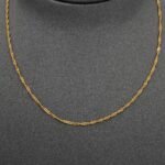 ⁦سلسال ذهب عيار 21 الوزن 1.95 جرام⁩ - الصورة ⁦5⁩