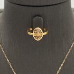 ⁦نصف طقم ذهب عيار 21 الوزن 3.20 جرام⁩ - الصورة ⁦4⁩