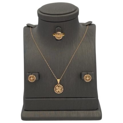 نصف طقم ذهب عيار 21 الوزن 3.30 جرام