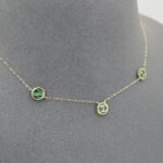 ⁦عقد ذهب عيار 18 الوزن 1.19 جرام⁩ - الصورة ⁦4⁩