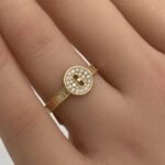 ⁦إسوارة وخاتم ذهب عيار 18 الوزن 5.85 جرام⁩ - الصورة ⁦4⁩