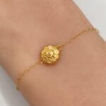 ⁦اسواره ذهب عيار 21 الوزن 0.58 جرام⁩ - الصورة ⁦2⁩