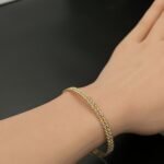 ⁦اسواره دوريكا ذهب عيار 18 الوزن 6.93 جرام⁩ - الصورة ⁦3⁩