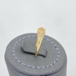 ⁦خاتم ذهب عيار 18 الوزن 1.08 جرام⁩ - الصورة ⁦2⁩