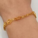 ⁦إسوارة ذهب عيار 21 الوزن 5.64 جرام⁩ - الصورة ⁦3⁩