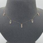 ⁦عقد ذهب عيار 18 الوزن 1.19 جرام⁩ - الصورة ⁦3⁩