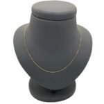 سلسال ذهب عيار 21 الوزن 1.22 جرام