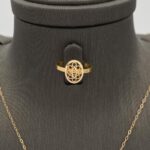 ⁦نصف طقم ذهب عيار 21 الوزن 3.11 جرام⁩ - الصورة ⁦3⁩