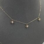 ⁦عقد ذهب عيار 18 الوزن 1.11 جرام⁩ - الصورة ⁦2⁩