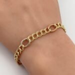 ⁦اسواره ذهب عيار 18 الوزن 3.51 جرام⁩ - الصورة ⁦2⁩