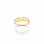 ⁦خاتم ذهب عيار 21 -M300308⁩ - الصورة ⁦2⁩