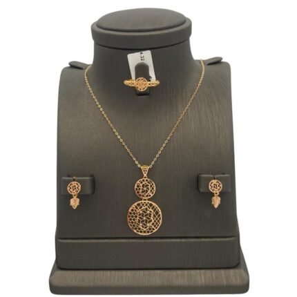 نصف طقم ذهب عيار 21 الوزن 4.32 جرام