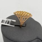 ⁦خاتم ذهب عيار 21 الوزن 2.43 جرام⁩ - الصورة ⁦2⁩