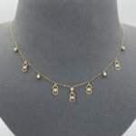 ⁦عقد ذهب عيار 18 الوزن 1.10 جرام⁩ - الصورة ⁦5⁩