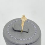 ⁦خاتم ذهب عيار 18 الوزن 0.83 جرام⁩ - الصورة ⁦2⁩