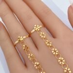 ⁦كف ذهب عيار 21 الوزن 10.37 جرام⁩ - الصورة ⁦4⁩