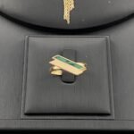 ⁦طقم ذهب كامل عيار 18 وزن 12.62 جم بتعليقات سلاسل أنيقة⁩ - الصورة ⁦2⁩