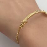 ⁦إسوارة وخاتم ذهب عيار 18 الوزن 5.85 جرام⁩ - الصورة ⁦3⁩